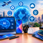 AI Tech Desk Connected Future