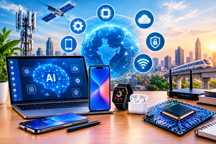 AI Tech Desk Connected Future